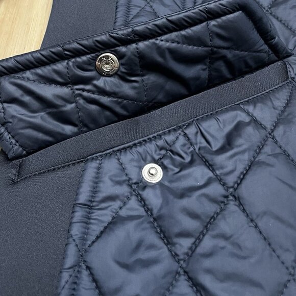 NWT London Fog Navy Blue Hooded Quilted Full Zip Jacket - Women’s M - Picture 6 of 16